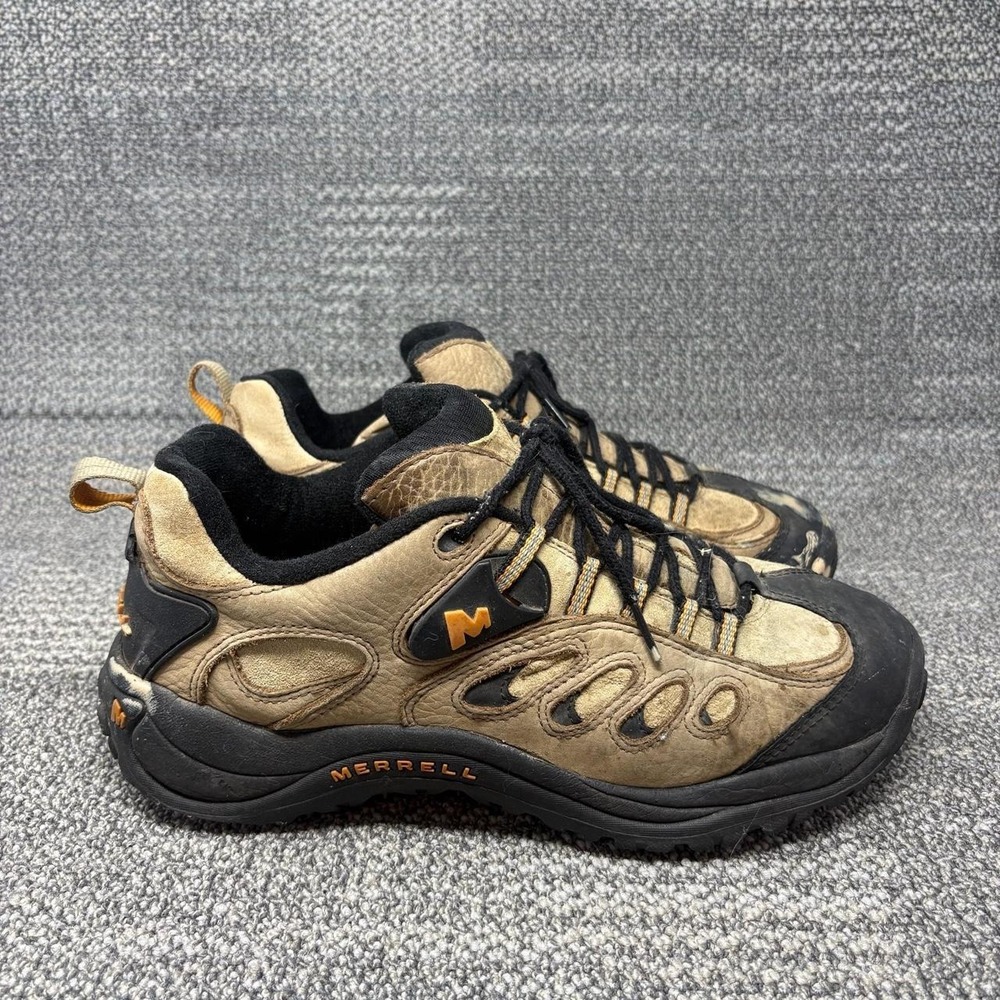 Merrell Reflex Smoke Black Low Trail Outdoor Hiking Sneakers Men's Size 11.5